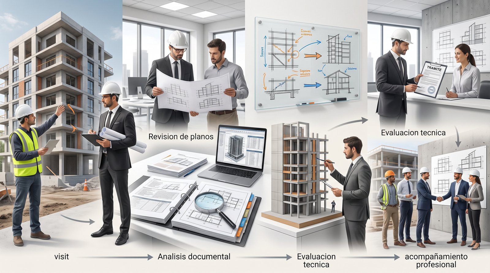 Proceso técnico relacionado con Qué hacer si recibió una visita de control urbano por una construcción