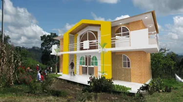 Render arquitectónico de vivienda