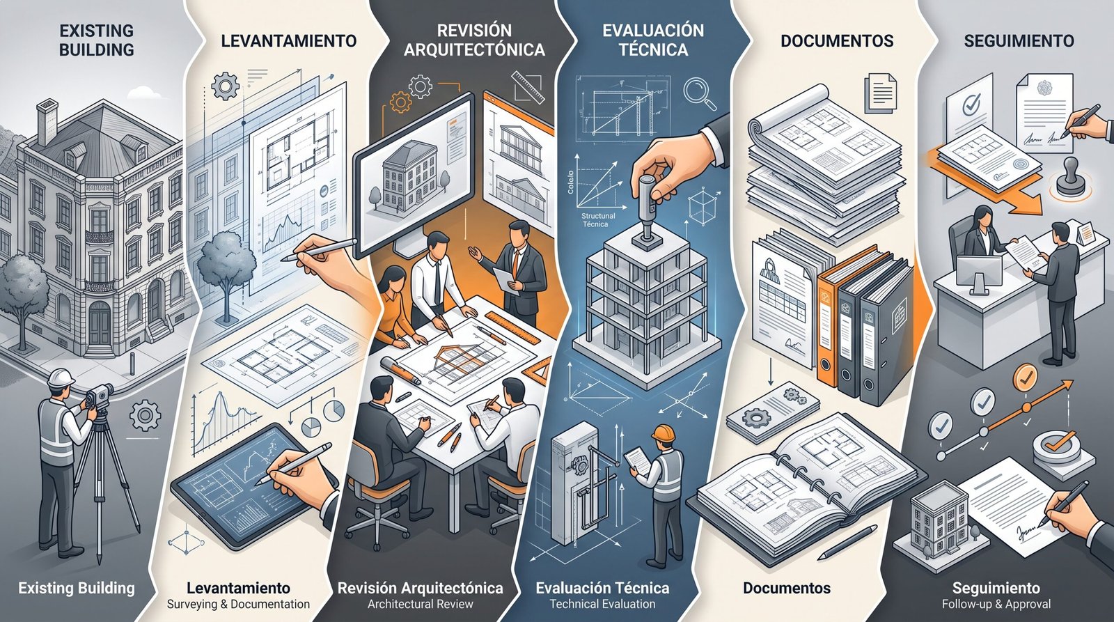 Proceso visual relacionado con Reconocimiento de edificaciones existentes en Bogotá